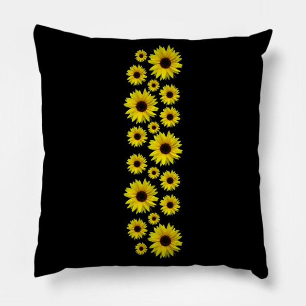 sunflower, sunflowers, sunflowerfield flower bloom Pillow by rh_naturestyles