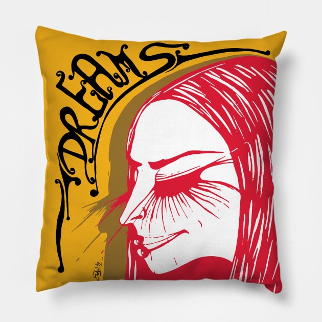 Dreams Chiefs - Pillow by EshiPaints