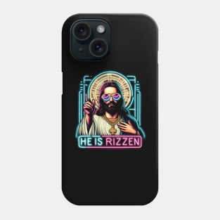 Jesus he is rizzen Phone Case