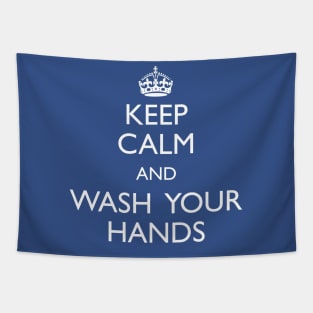 Keep calm and wash your hands Tapestry