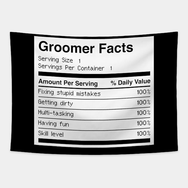 Funny Dog Grooming Gift For Dog Groomer Tapestry by MeatMan