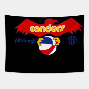 Defunct Pittsburgh Condors ABA Basketball Tapestry