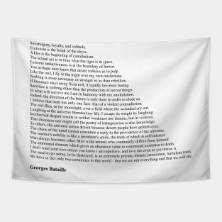 Georges Bataille Quotes Tapestry