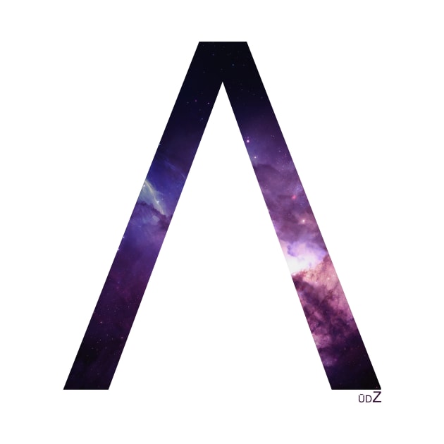 Lambda space letter concept by udezigns