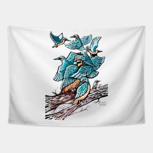 Kingfisher group Tapestry