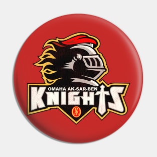 Defunct Omaha Ak Sar Ben Knights Hockey Team Pin