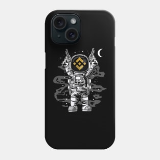 Astronaut Binance BNB Coin To The Moon Crypto Token Cryptocurrency Wallet Birthday Gift For Men Women Kids Phone Case