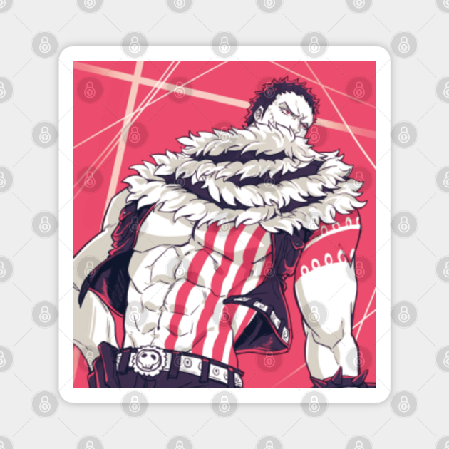 One Piece Charlotte Katakuri One Piece Magnet Teepublic