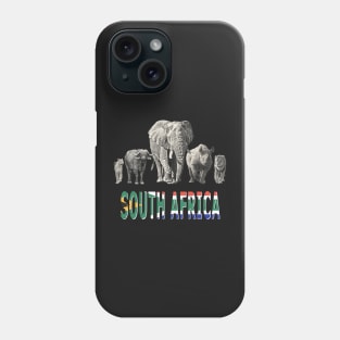 Africa's Big Five South Africa Pride Wildlife Phone Case