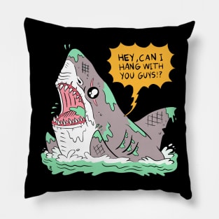 Lonely shark. Pillow