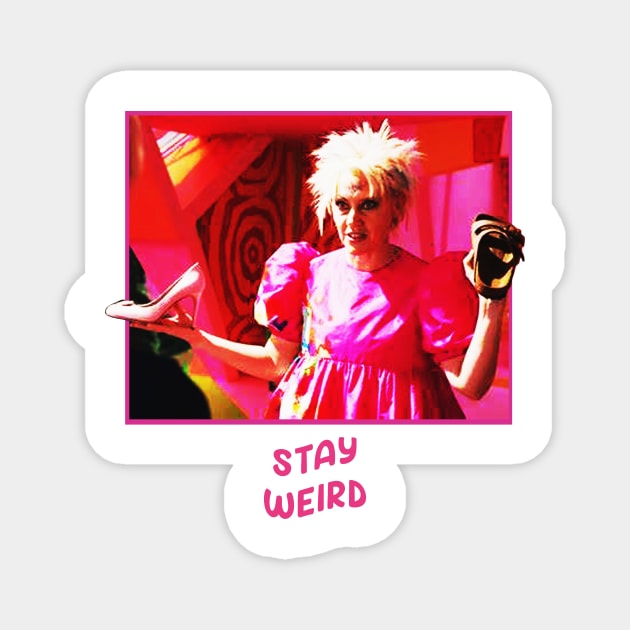 stay weird barbie Magnet by kalush club