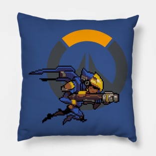 Overwatch - 16-Bit Pharah W/ Logo Pillow