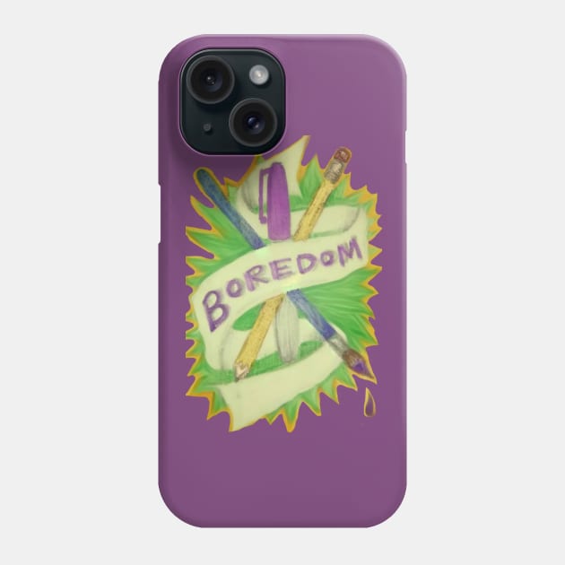 Boredom Phone Case by Mishi