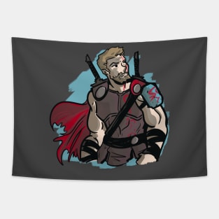 god of thunder Tapestry