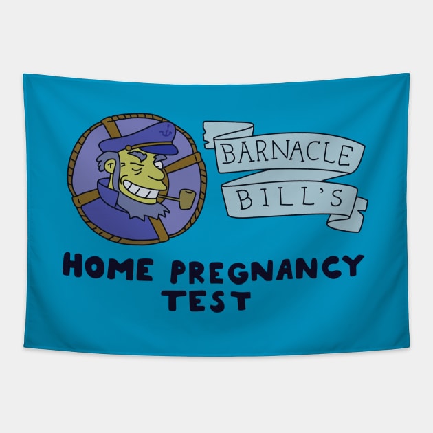 Barnacle Bill's Home Pregnancy Test Tapestry by saintpetty