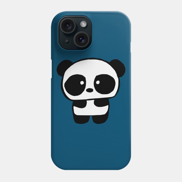 Cute Baby Panda - Ocean Blue Phone Case by 1000 Pandas