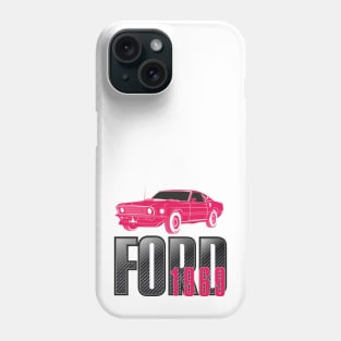 MUSTANG pink Phone Case