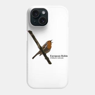 Birding European Robin Phone Case