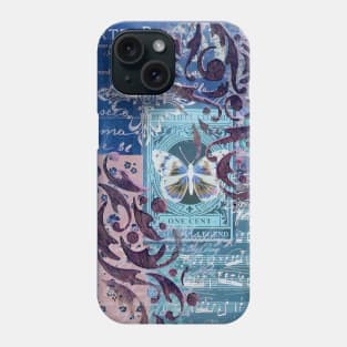 blue musik vintage Phone Case