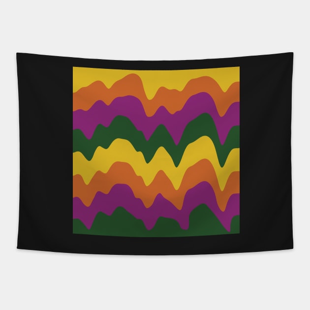 Melting Stripes Tapestry by Slepowronski