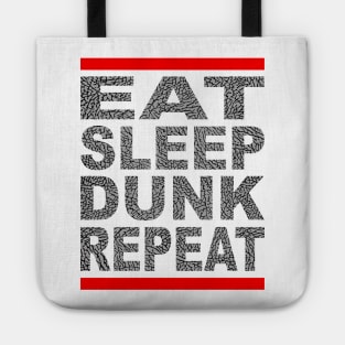 EAT SLEEP DUNK REPEAT 23cement Tote