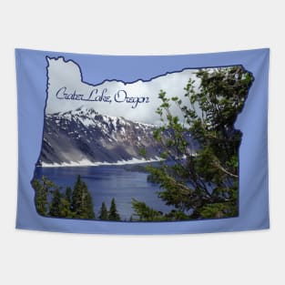 Crater Lake Oregon Tapestry