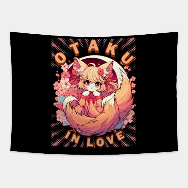 otaku in love Nekomimi Tapestry by Otaku in Love