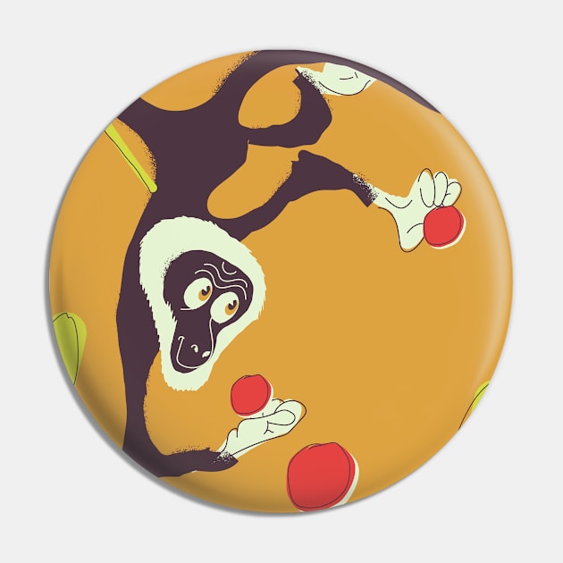 Caribbean Monkey Pin by nickemporium1