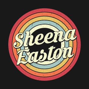 Sheena Proud Name Retro Rainbow Tribute T-Shirt