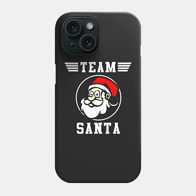 Team Santa Claus Christmas Phone Case by voughan