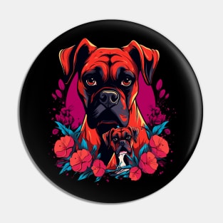 Boxer Mothers Day Pin