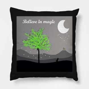 Believe in magic Pillow