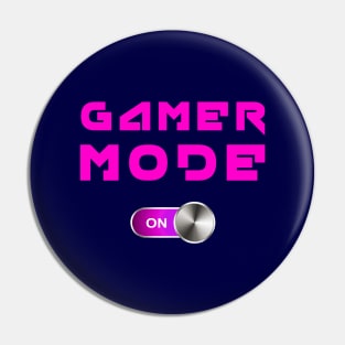 GAMER MOD ON - from the 90s pink fluo Pin