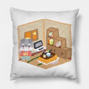 Hima-chan the Relaxing puppy's Japanese-style home Pillow