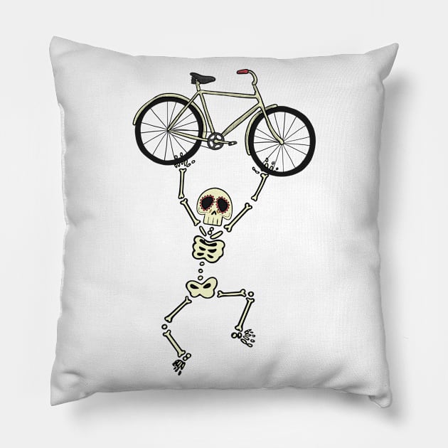 Ride Not Die (small and back) Pillow by Bongonation