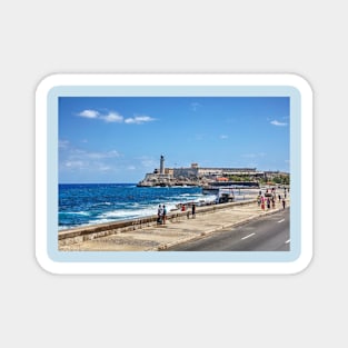 Morro Castle And Havana Bay Lighthouse Magnet