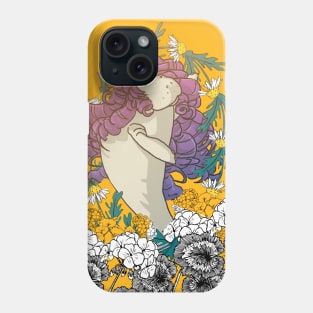 Spring allegory manatee Phone Case