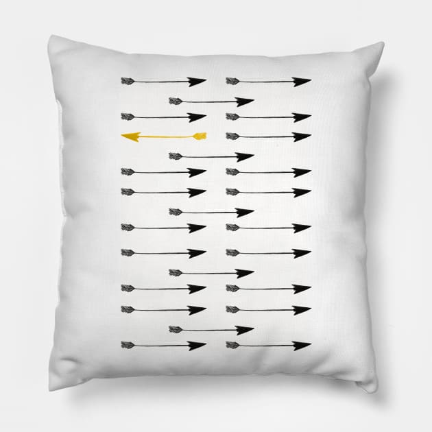 Go your own way Pillow by Swadeillustrations