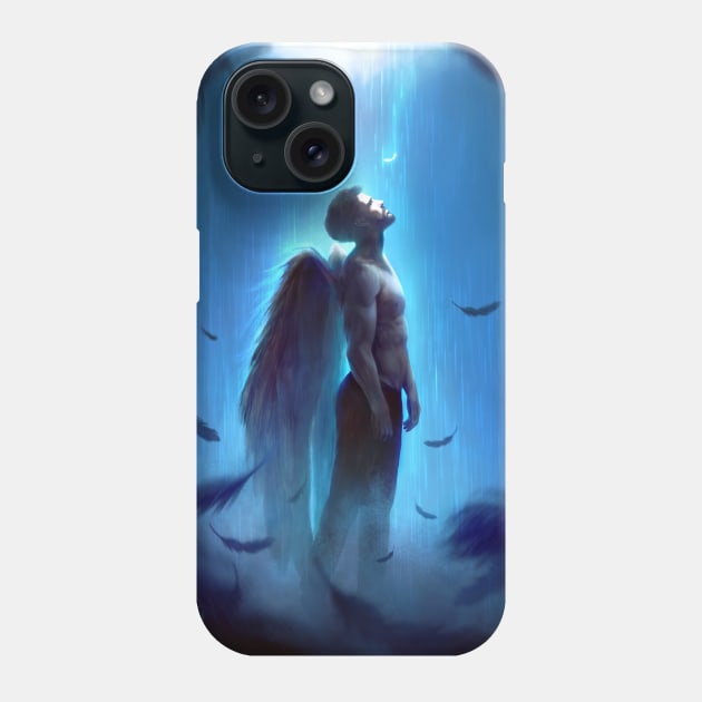 Fallen angel Phone Case by Anazaucav