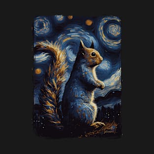 Squirrel Starry Night T-Shirt