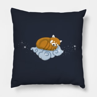 Sleeping Red Panda Cloud Pillow