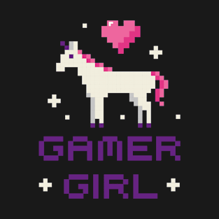 Gamer Girl Unicorn T-Shirt