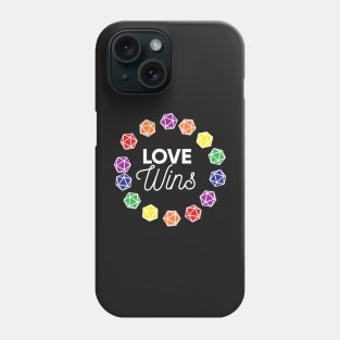 Pen and paper love wins gay pride Phone Case