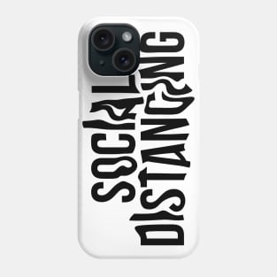 social distancing Phone Case