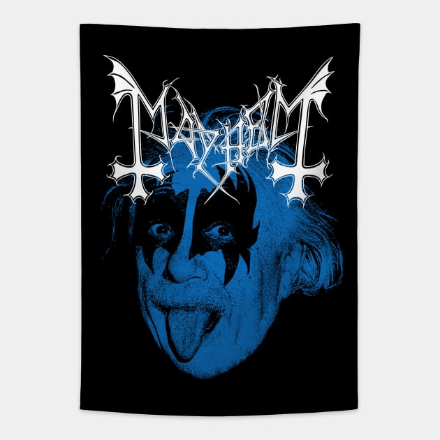 90 Black Metal Mashed Up Tapestry by fuzzdevil