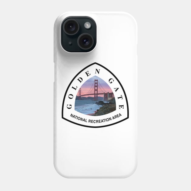 Golden Gate National Recreation Area trail marker Phone Case by nylebuss