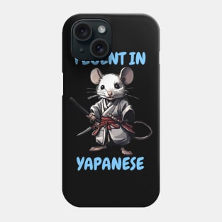 Fluent in yapanese funny fluent in Japanese sarcasm Phone Case