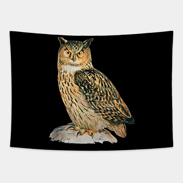 Owl - Woodland Themed Kids Room, Funny Gifts For Forester, Cute Animals Tapestry by Shirtsmania