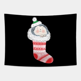 Hoggy Christmas Stocking Tapestry