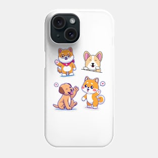 Waving Dog Phone Case